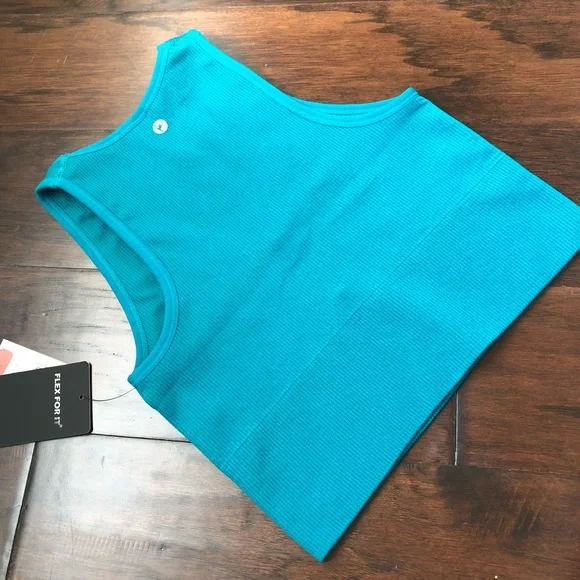 (2023)90 Degree By Feflex Ribbed Crop Top - Picture 2 of 14